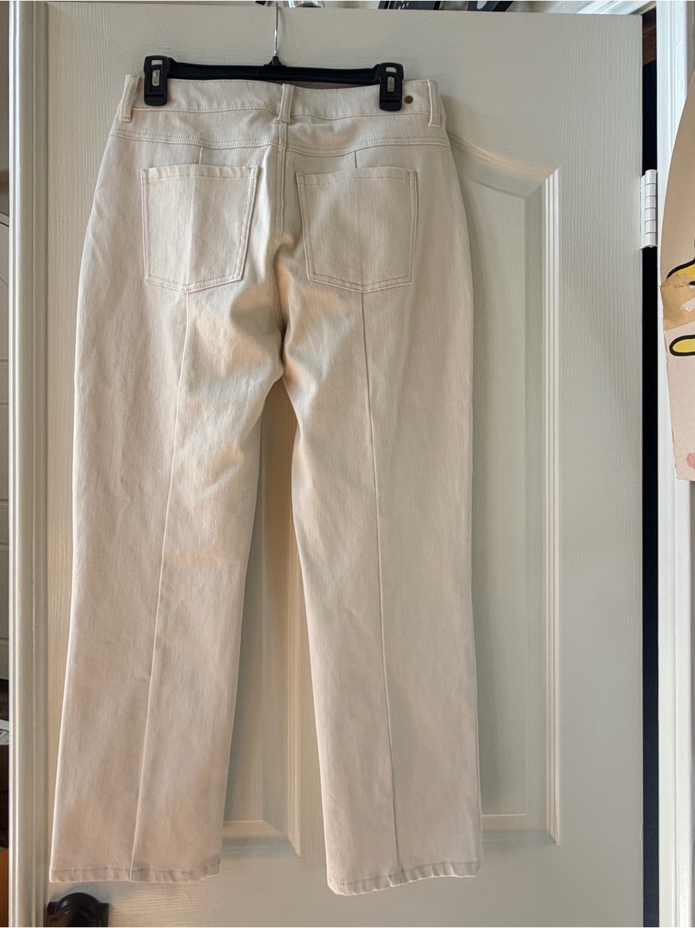 cabi #6701 Soho Jean (cream). Size 4. - Picture 2 of 9